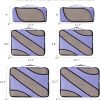 BAGAIL 6 Set Packing Cubes,Travel Luggage Packing Organizers(6Set Lavender) - Image 2