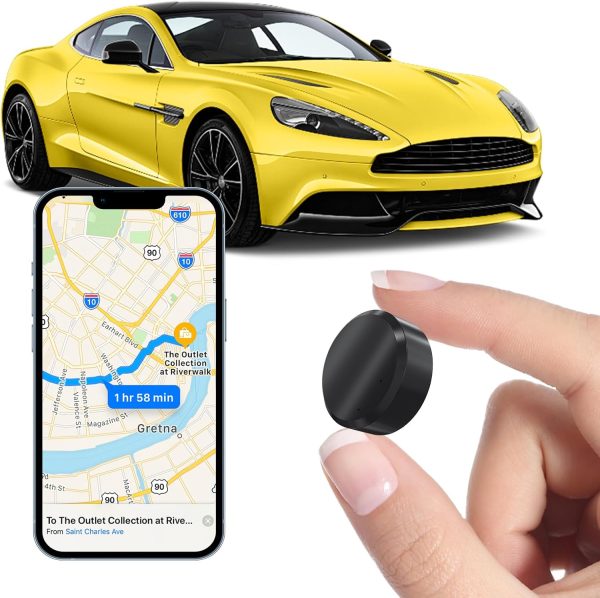 GPS Tracker for Vehicles - No Monthly Fee Magnetic Real-Time GPS Tracker, Full USA Coverage, Hidden Car Locator Tracking Device for Vehicles, Kids, Elderly, and Assets,Discreet Security Solution