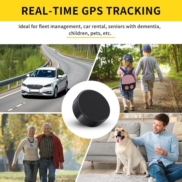 GPS Tracker for Vehicles - No Monthly Fee Magnetic Real-Time GPS Tracker, Full USA Coverage, Hidden Car Locator Tracking Device for Vehicles, Kids, Elderly, and Assets,Discreet Security Solution - Image 2