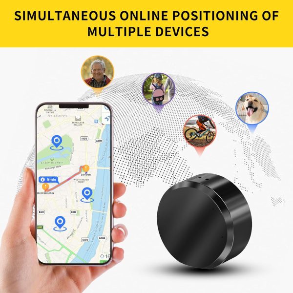 GPS Tracker for Vehicles - No Monthly Fee Magnetic Real-Time GPS Tracker, Full USA Coverage, Hidden Car Locator Tracking Device for Vehicles, Kids, Elderly, and Assets,Discreet Security Solution - Image 3