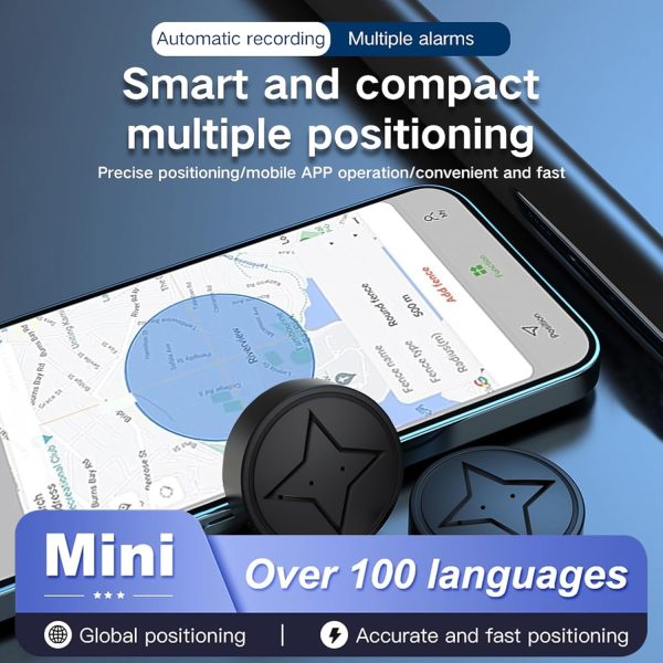 Mini GPS Tracker for Vehicles - Real-Time GPS Tracker with Magnetic Attachment, Hidden Car Locator Device for Vehicles, Kids, Pets & Assets, No Monthly Fee, Full US Coverage - Image 2