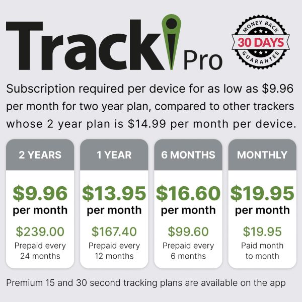 Tracki Pro GPS Tracker for Vehicles, USA made tech. Up to 7 Months Batt. Waterproof Magnetic 4G LTE Long Battery Life 2-7 Month, Unlimited Distance, Subscription Required, Multi Alerts, Hidden Tracker - Image 3